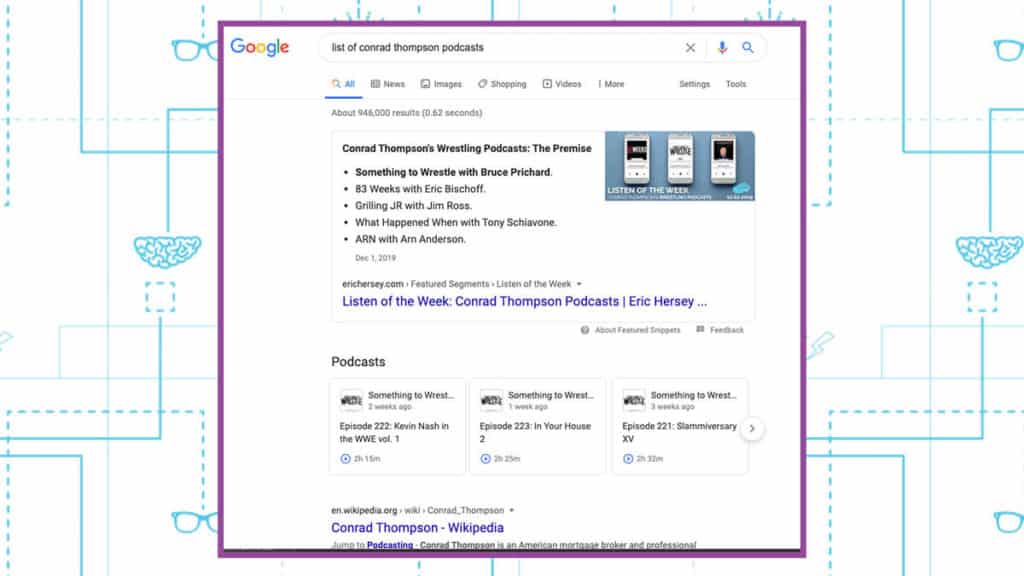 Featured Snippet for Conrad Thompson