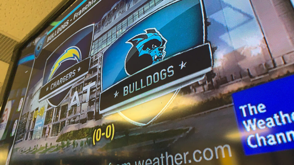 Bridgeport Bulldogs vs. San Diego Chargers