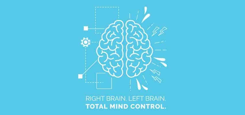Eric Hersey Web Design Signature Logo - Right Brain. Left Brain. Total Mind Control.