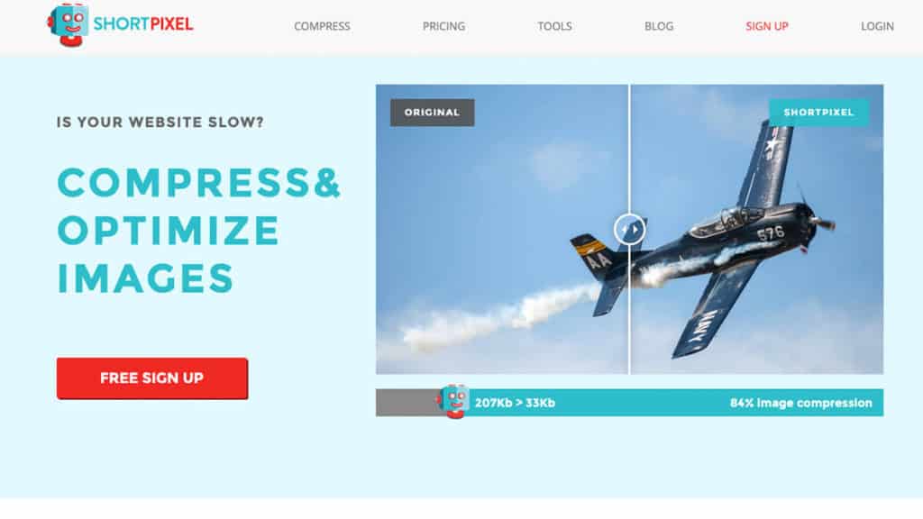 ShortPixel Screenshot - Speed up your WordPress Website