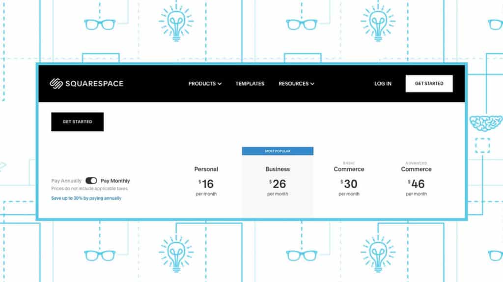 SquareSpace Pricing