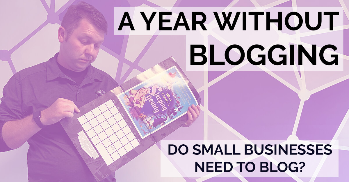 Eric Hersey poses with Calendar - A Year Without Blogging - Do Small Businesses Need to Blog?
